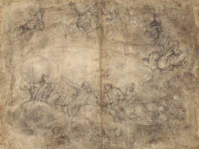 Apollo Instructs the Young Prince by Ciro Ferri